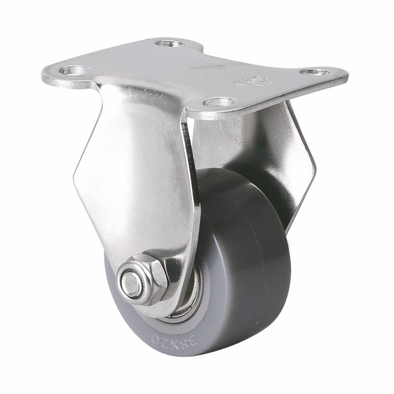 EDL Stainless Steel Mini 1.5'' 35kg Rigid PU Caster S267015-S2615-76