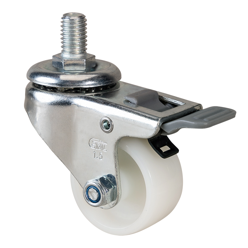 EDL Mini 1.5" 40Kg Threaded Brake TPA Caster 261415H-2615-23