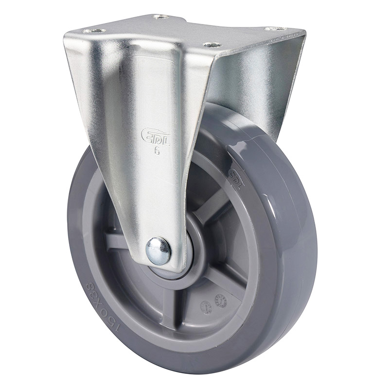 EDL Medium 6" 200kg Rigid PU Caster 66106-666-76