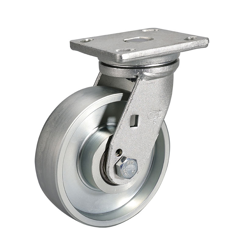 EDL Heavy 6" 950kg Plate Swivel Carbon Steel Caster 78116-786-96