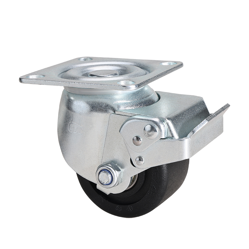 EDL Low Gravity 3" 700kg Plate Brake PA Machine Caster M45123E-M453-16