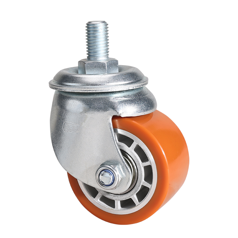 EDL Low Gravity 3" 700kg Threaded Swivel TPU Machine Caster M45133-M453-86A