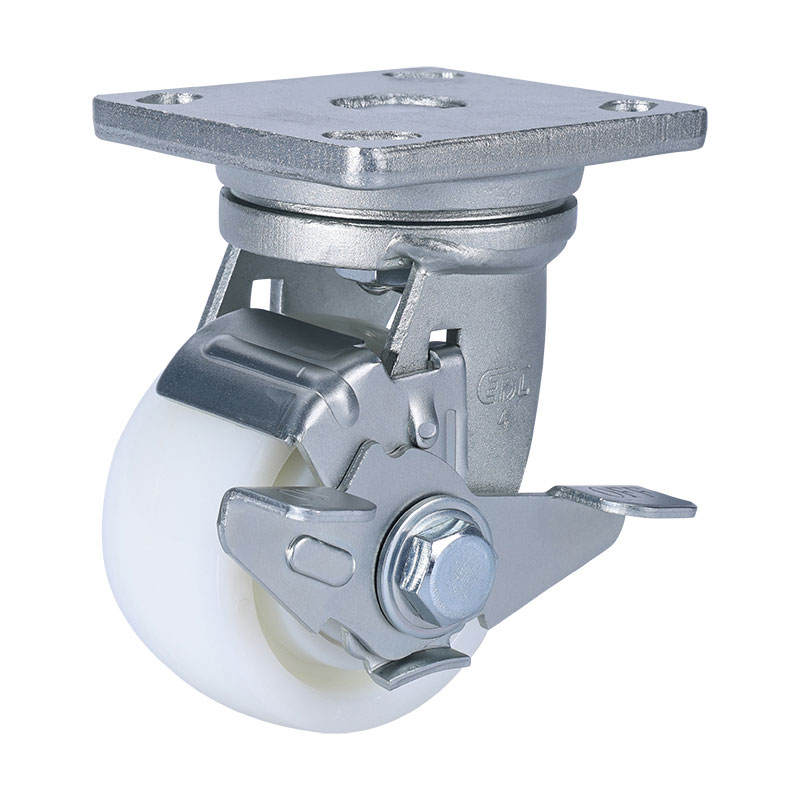 EDL Heavy 4" 750kg Plate Side Wheel Brake TPA Caster 78124C-784-26/C