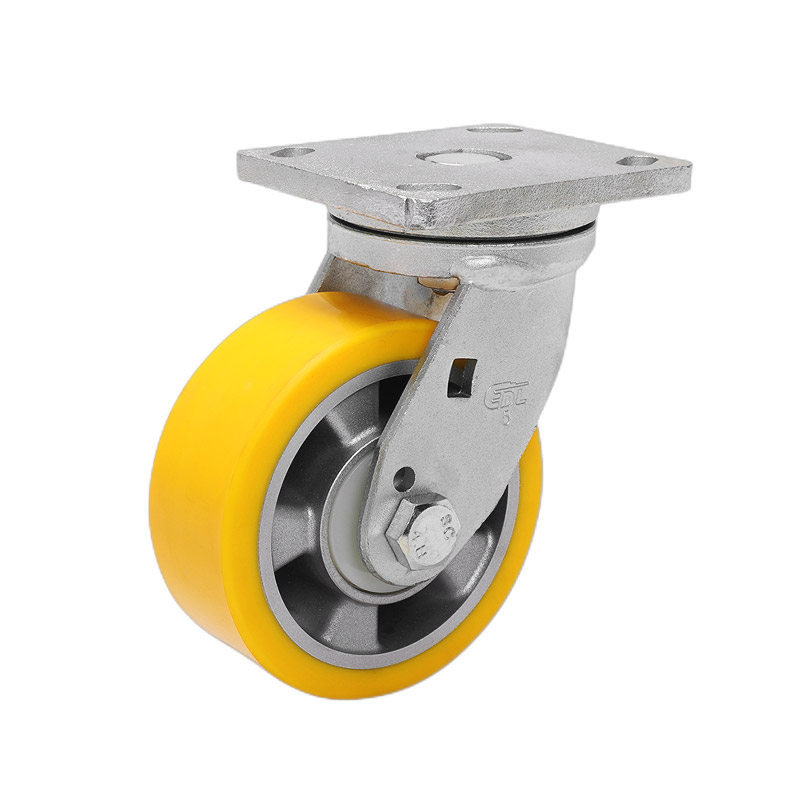 EDL Heavy 5" 700kg Plate Swivel TPU Caster 78115-775-86A