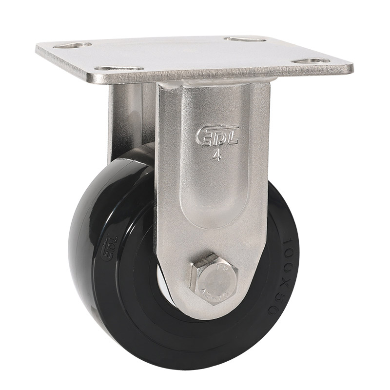 EDL Stainless Steel Heavy 4'' 320kg Rigid PU Caster S75704-S754-65